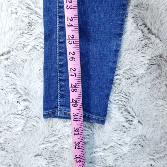 Levis Jeans Womens 28x30 Blue 710 Super Skinny Dark Wash Denim - Picture 5 of 12